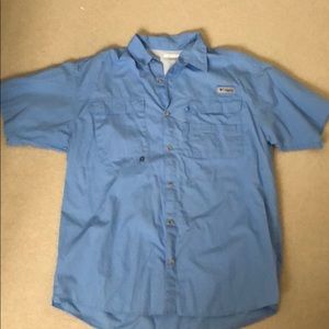 Gently worn, LIGHT BLUE Columbia PFG